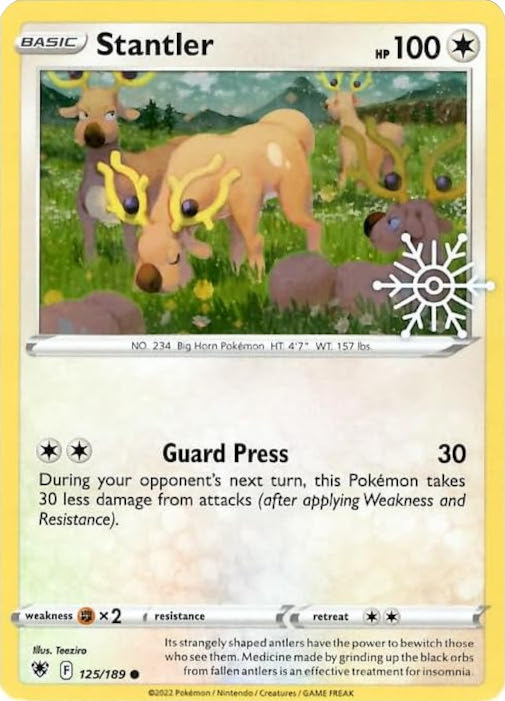 Stantler (125/189) (Holiday Calendar) [Sword & Shield: Astral Radiance] | Gear Gaming Bentonville