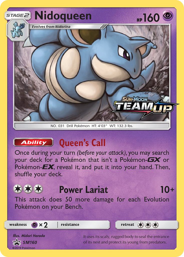 Nidoqueen (SM160) [Sun & Moon: Black Star Promos] | Gear Gaming Bentonville