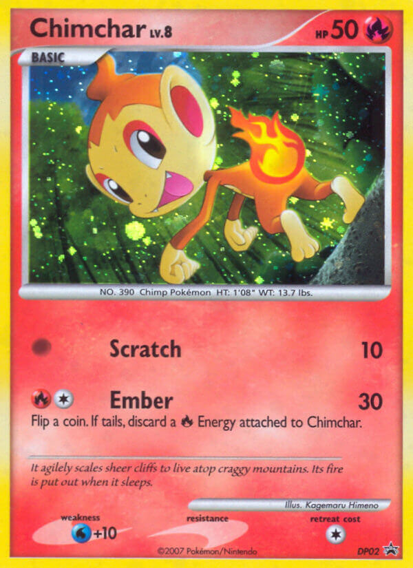 Chimchar (DP02) [Diamond & Pearl: Black Star Promos] | Gear Gaming Bentonville