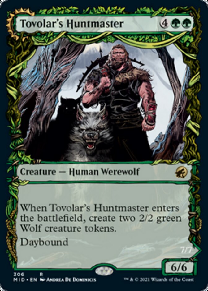 Tovolar's Huntmaster // Tovolar's Packleader (Showcase Equinox) [Innistrad: Midnight Hunt] | Gear Gaming Bentonville