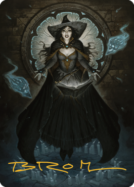 Tasha, the Witch Queen Art Card (76) (Gold-Stamped Signature) [Commander Legends: Battle for Baldur's Gate Art Series] | Gear Gaming Bentonville