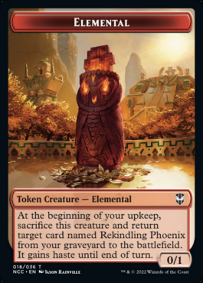 Elemental (018) // Copy Double-sided Token [Streets of New Capenna Commander Tokens] | Gear Gaming Bentonville