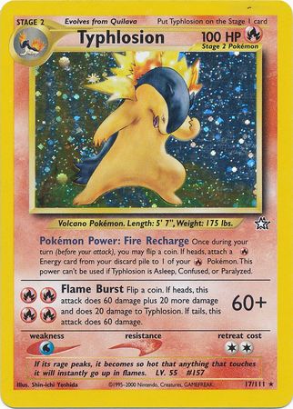 Typhlosion (17/111) [Neo Genesis Unlimited] | Gear Gaming Bentonville