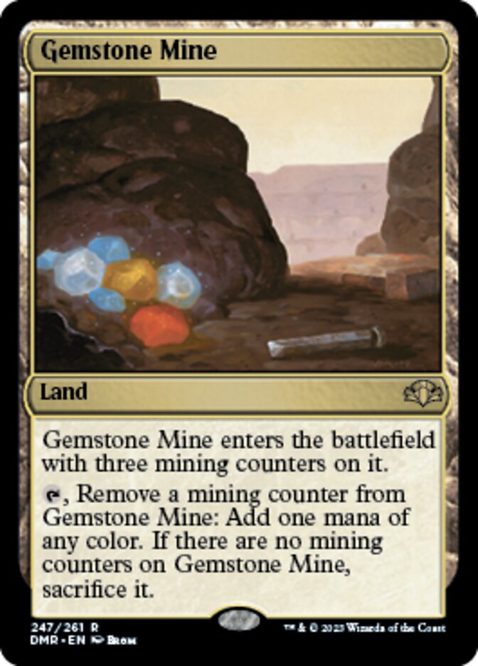 Gemstone Mine [Dominaria Remastered] | Gear Gaming Bentonville