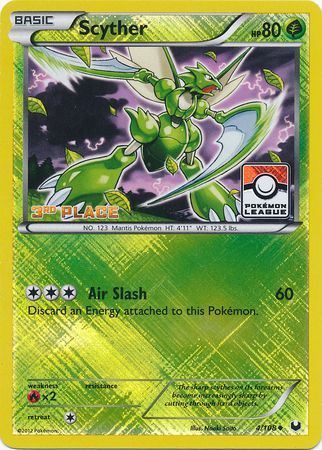 Scyther (4/108) (League Promo 3rd Place) [Black & White: Dark Explorers] | Gear Gaming Bentonville