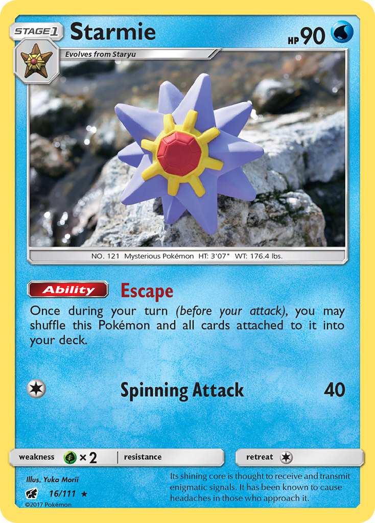 Starmie (16/111) [Sun & Moon: Crimson Invasion] | Gear Gaming Bentonville