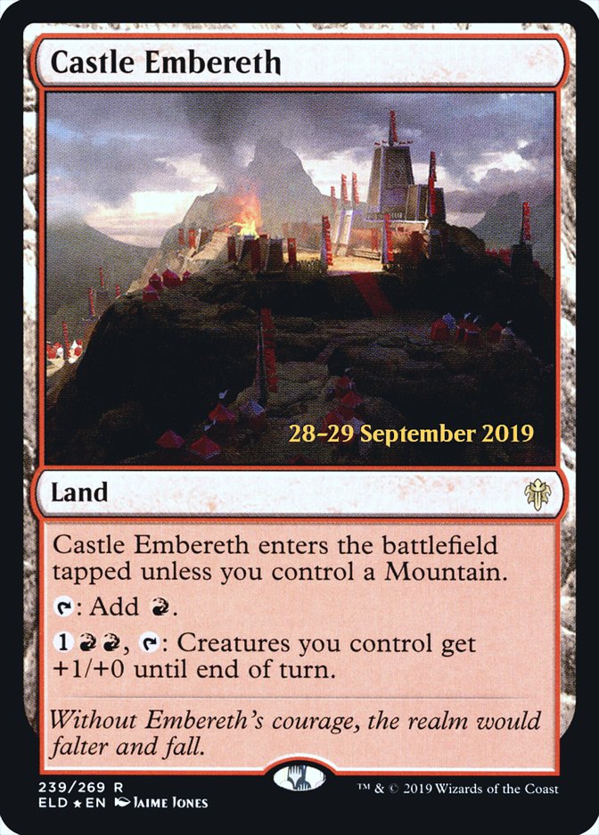 Castle Embereth  [Throne of Eldraine Prerelease Promos] | Gear Gaming Bentonville