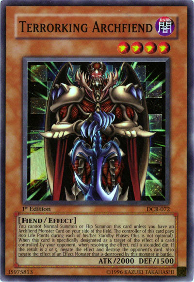 Terrorking Archfiend [DCR-072] Super Rare | Gear Gaming Bentonville