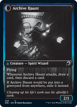 Overwhelmed Archivist // Archive Haunt [Innistrad: Double Feature] | Gear Gaming Bentonville