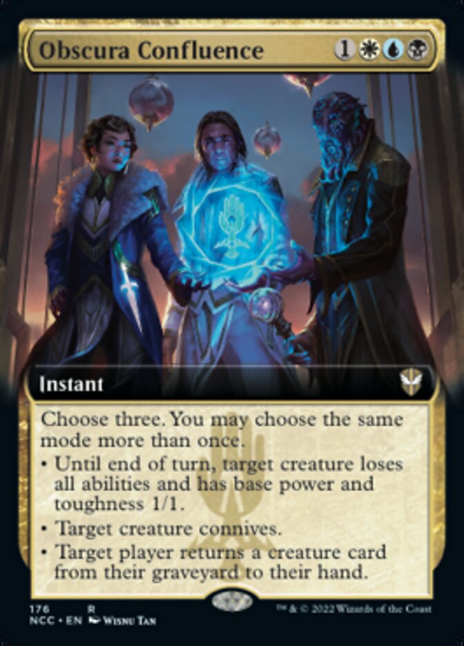 Obscura Confluence (Extended Art) [Streets of New Capenna Commander] | Gear Gaming Bentonville