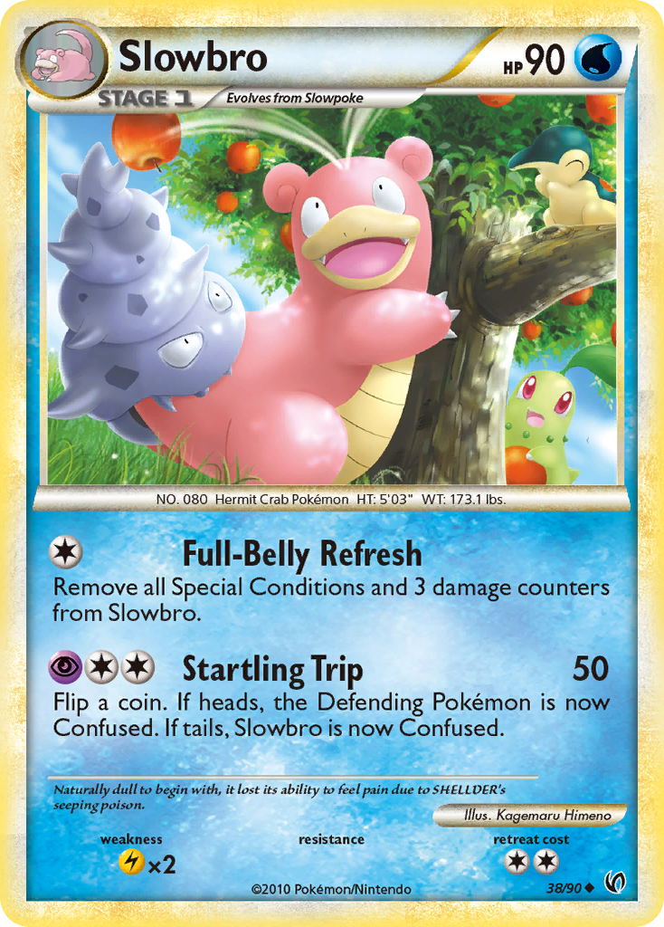 Slowbro (38/90) [HeartGold & SoulSilver: Undaunted] | Gear Gaming Bentonville