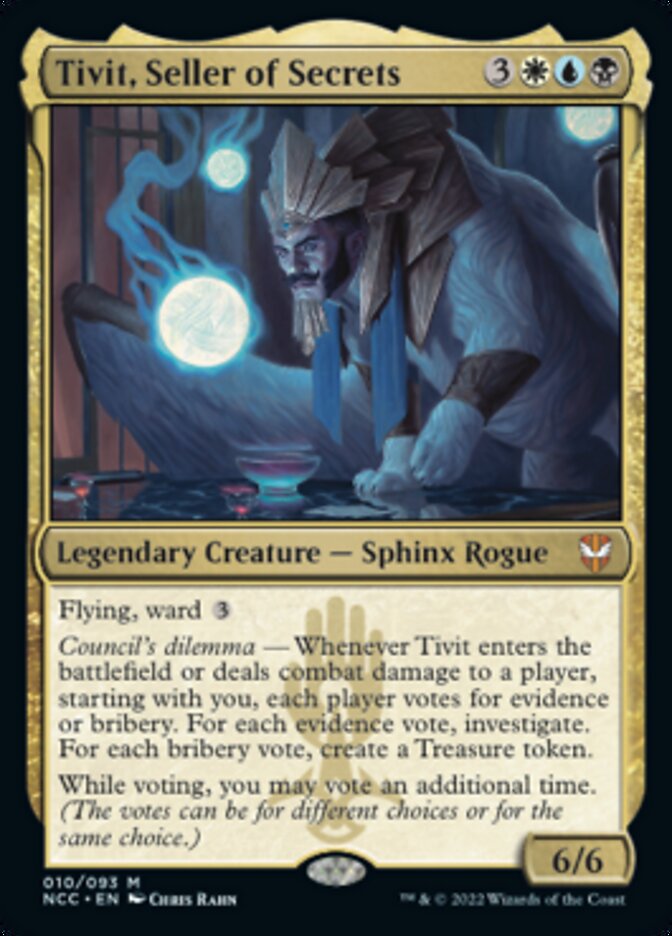 Tivit, Seller of Secrets [Streets of New Capenna Commander] | Gear Gaming Bentonville