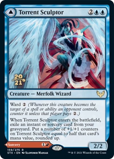 Torrent Sculptor // Flamethrower Sonata [Strixhaven: School of Mages Prerelease Promos] | Gear Gaming Bentonville