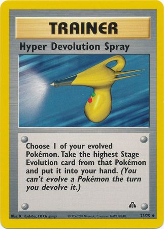 Hyper Devolution Spray (73/75) [Neo Discovery Unlimited] | Gear Gaming Bentonville