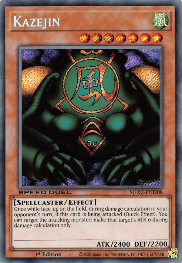 Kazejin [SGX2-END08] Secret Rare | Gear Gaming Bentonville