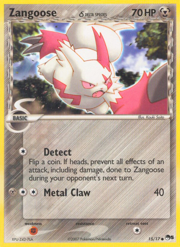 Zangoose (15/17) (Delta Species) [POP Series 5] | Gear Gaming Bentonville