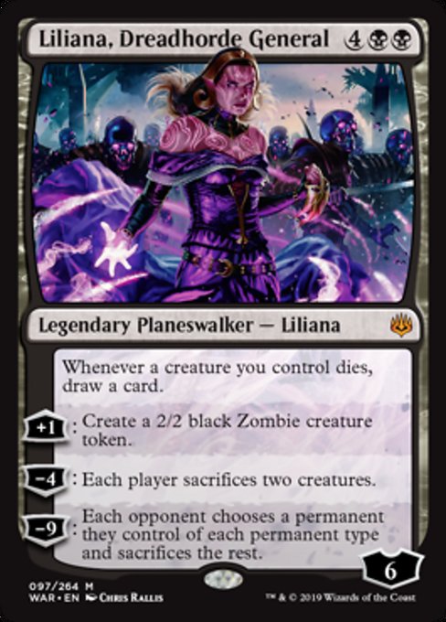 Liliana, Dreadhorde General [War of the Spark] | Gear Gaming Bentonville