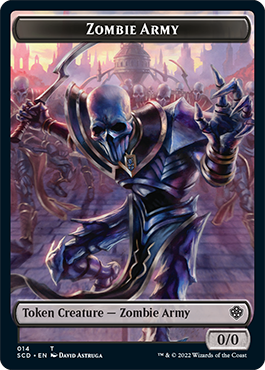 Zombie // Zombie Army Double-Sided Token [Starter Commander Decks] | Gear Gaming Bentonville