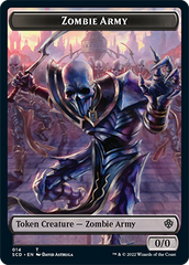 Zombie // Zombie Army Double-Sided Token [Starter Commander Decks] | Gear Gaming Bentonville