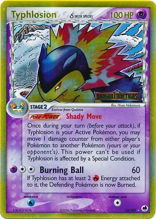 Typhlosion (12/101) (Delta Species) (Stamped) [EX: Dragon Frontiers] | Gear Gaming Bentonville