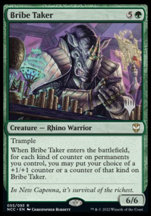 Bribe Taker (Promo Pack) [Streets of New Capenna Commander Promos] | Gear Gaming Bentonville