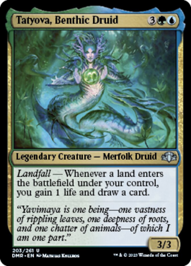 Tatyova, Benthic Druid [Dominaria Remastered] | Gear Gaming Bentonville