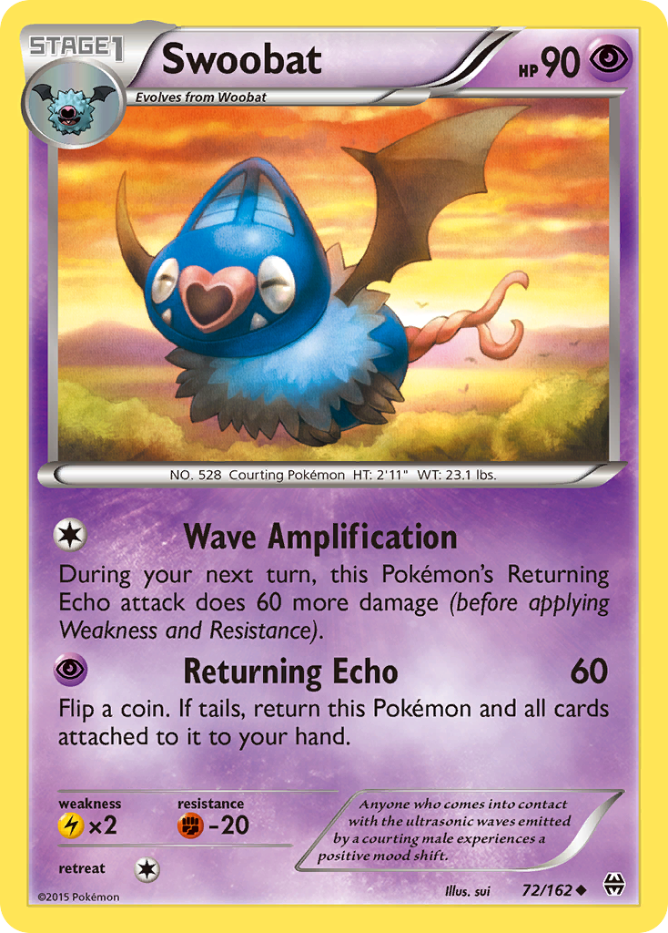 Swoobat (72/162) [XY: BREAKthrough] | Gear Gaming Bentonville