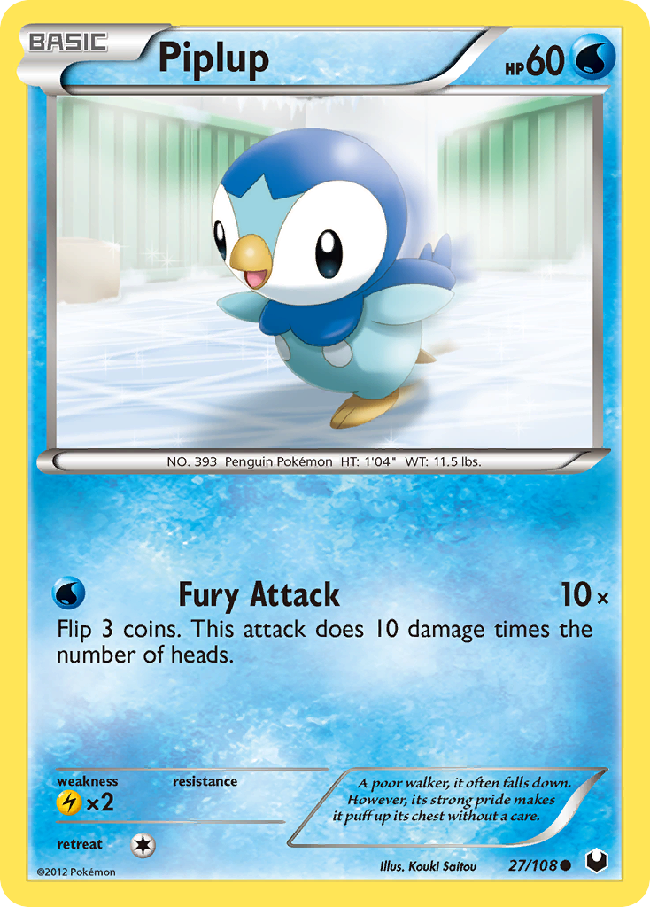 Piplup (27/108) [Black & White: Dark Explorers] | Gear Gaming Bentonville