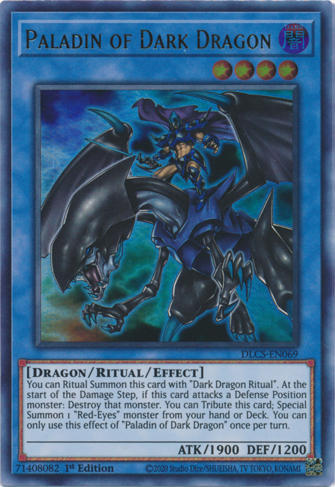 Paladin of Dark Dragon [DLCS-EN069] Ultra Rare | Gear Gaming Bentonville