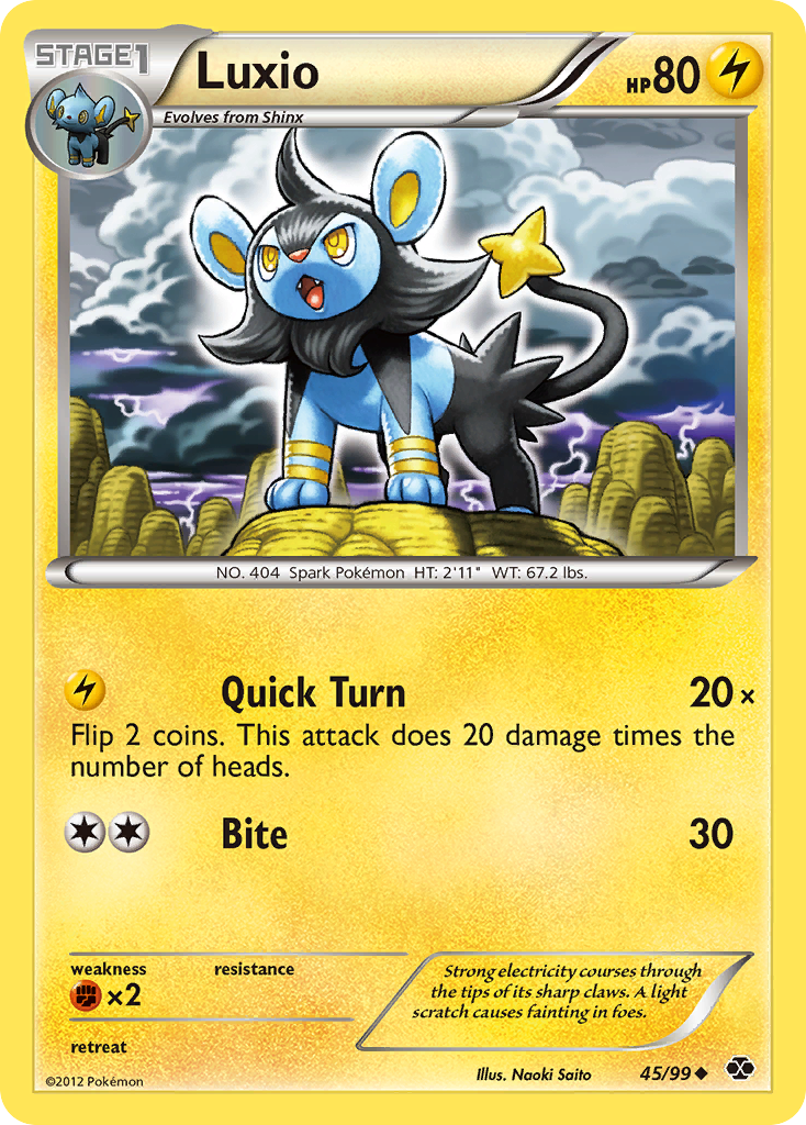 Luxio (45/99) [Black & White: Next Destinies] | Gear Gaming Bentonville