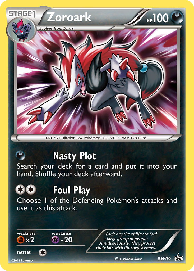 Zoroark (BW09) [Black & White: Black Star Promos] | Gear Gaming Bentonville