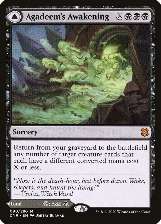 Agadeem's Awakening // Agadeem, the Undercrypt [Zendikar Rising] | Gear Gaming Bentonville