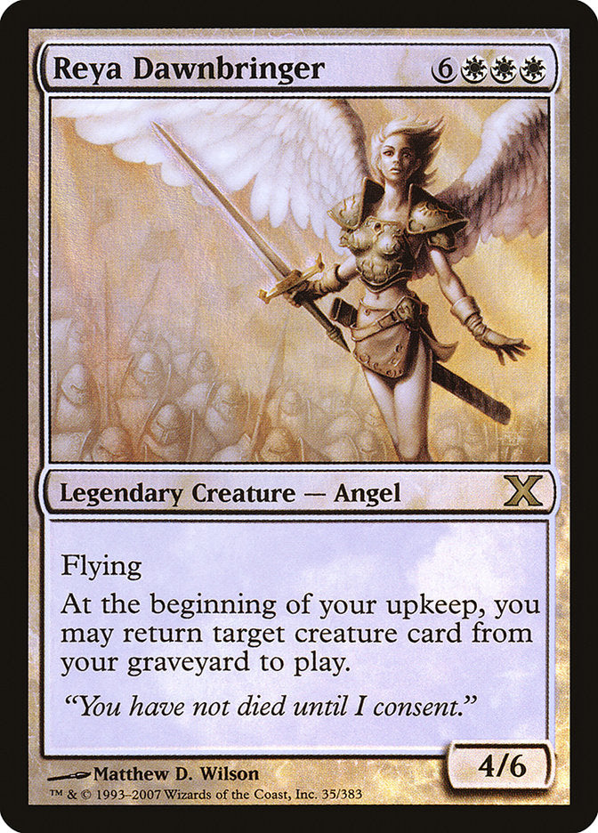 Reya Dawnbringer (Premium Foil) [Tenth Edition] | Gear Gaming Bentonville