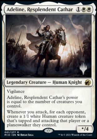 Adeline, Resplendent Cathar (Promo Pack) [Innistrad: Midnight Hunt Promos] | Gear Gaming Bentonville