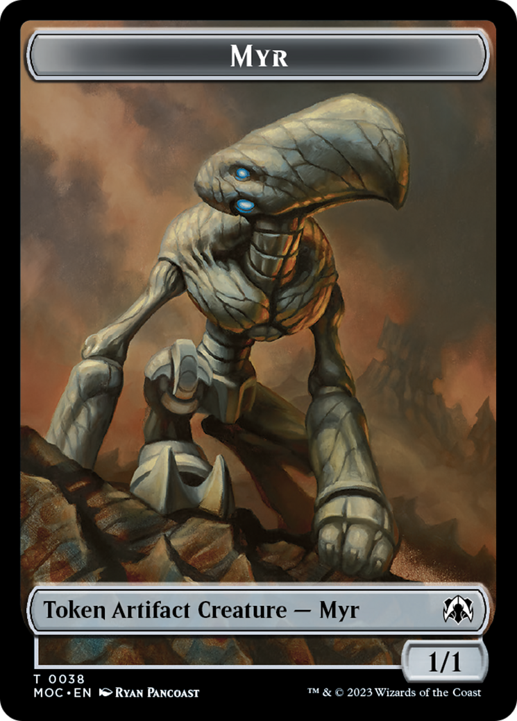 Phyrexian Germ // Myr Double-Sided Token [March of the Machine Commander Tokens] | Gear Gaming Bentonville