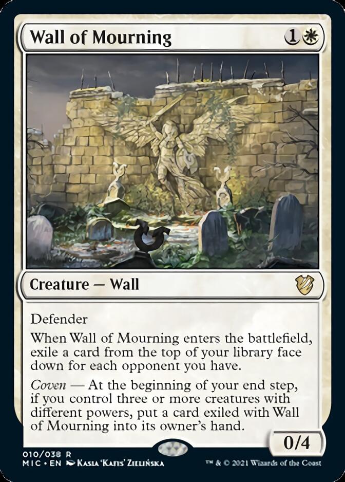 Wall of Mourning [Innistrad: Midnight Hunt Commander] | Gear Gaming Bentonville