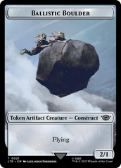 Ballistic Boulder // Food (0024) Double-Sided Token (Surge Foil) [The Lord of the Rings: Tales of Middle-Earth Tokens] | Gear Gaming Bentonville