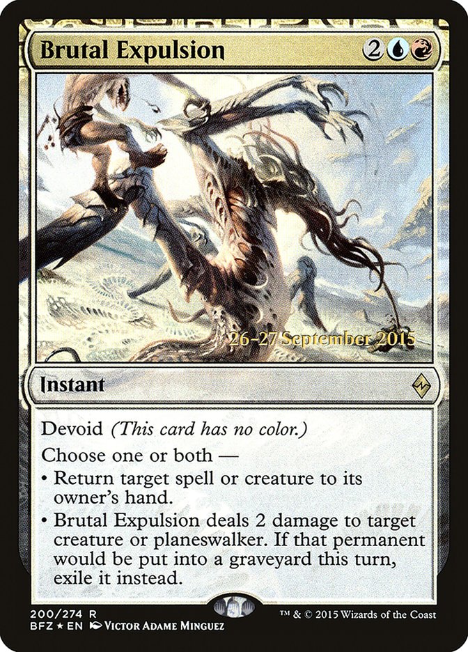 Brutal Expulsion  [Battle for Zendikar Prerelease Promos] | Gear Gaming Bentonville