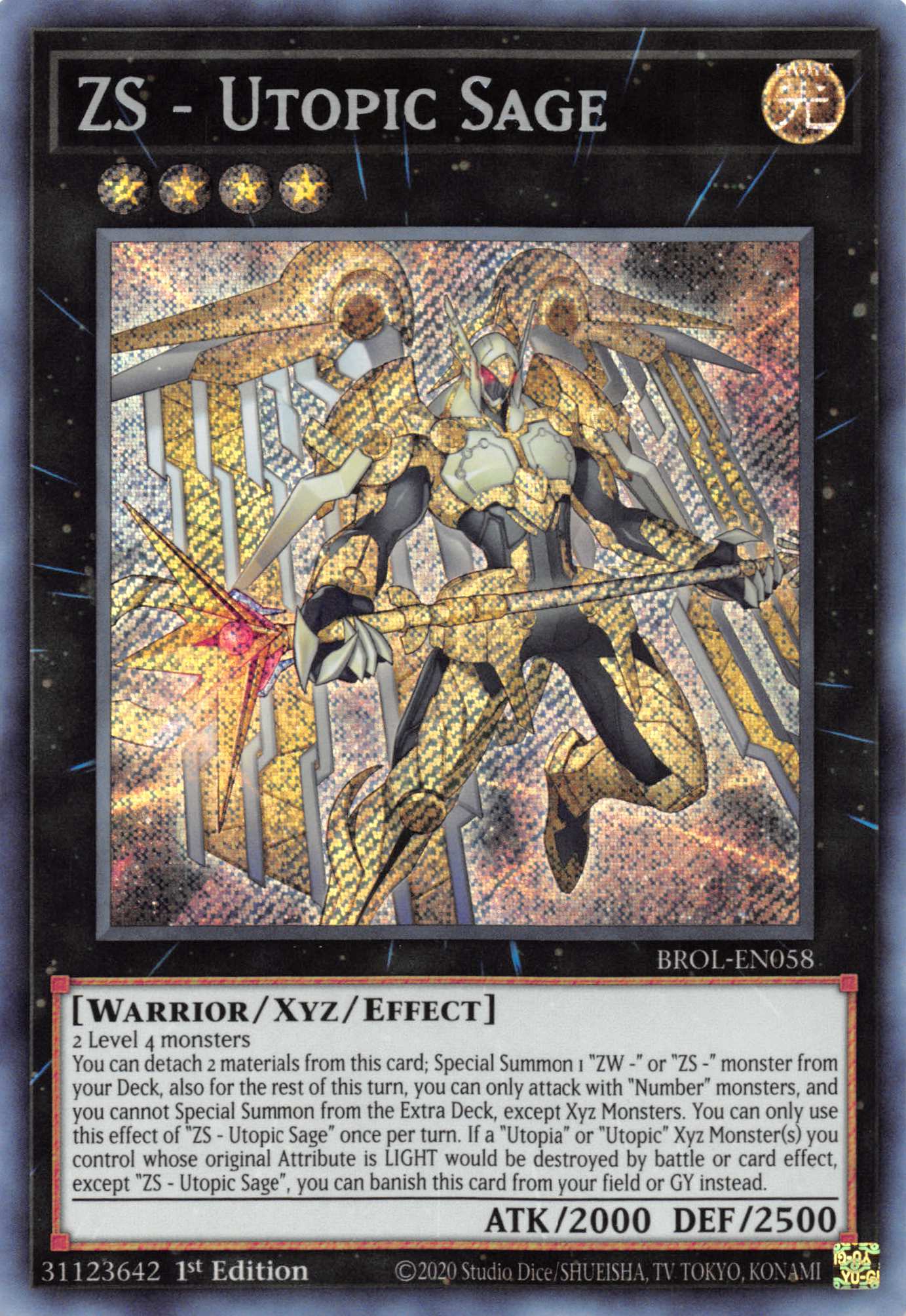 ZS - Utopic Sage [BROL-EN058] Secret Rare | Gear Gaming Bentonville