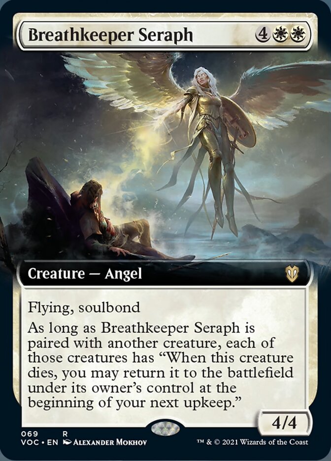 Breathkeeper Seraph (Extended) [Innistrad: Crimson Vow Commander] | Gear Gaming Bentonville