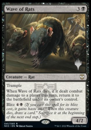 Wave of Rats (Promo Pack) [Streets of New Capenna Commander Promos] | Gear Gaming Bentonville