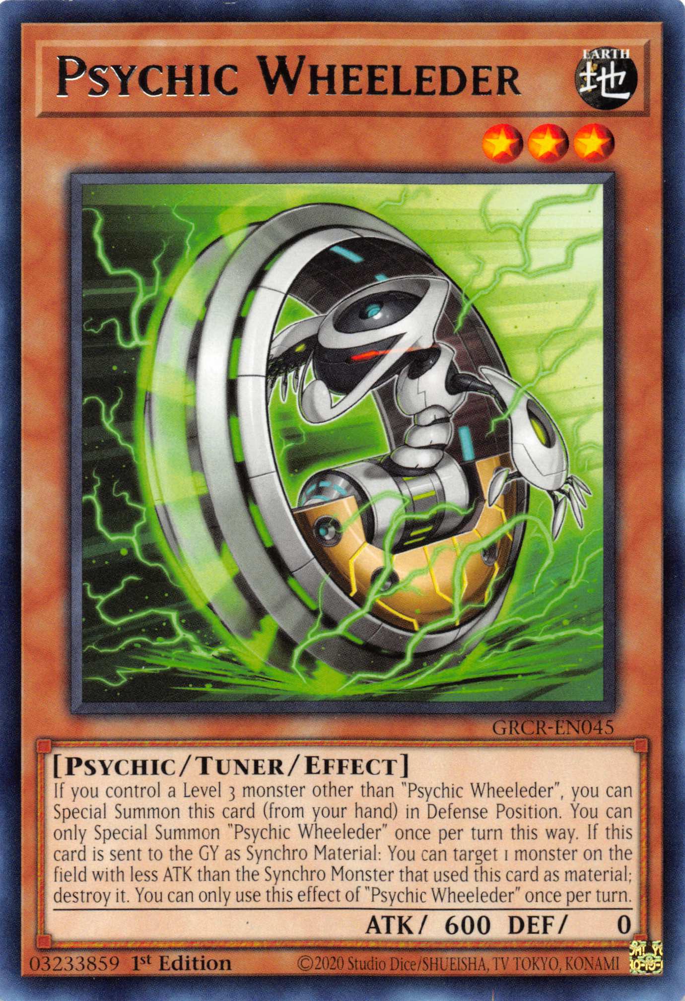 Psychic Wheeleder [GRCR-EN045] Rare | Gear Gaming Bentonville