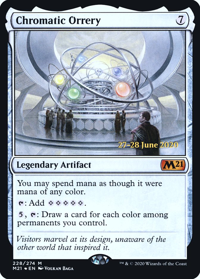 Chromatic Orrery  [Core Set 2021 Prerelease Promos] | Gear Gaming Bentonville