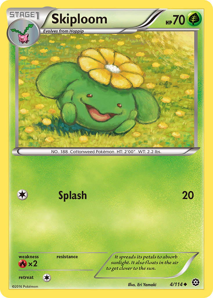 Skiploom (4/114) [XY: Steam Siege] | Gear Gaming Bentonville