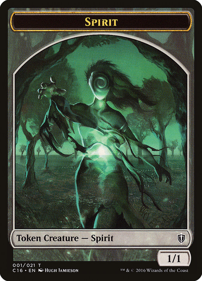 Spirit (001/021) [Commander 2016 Tokens] | Gear Gaming Bentonville