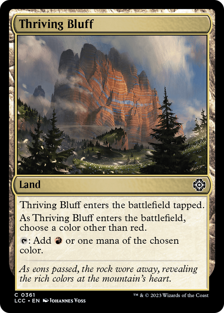 Thriving Bluff [The Lost Caverns of Ixalan Commander] | Gear Gaming Bentonville