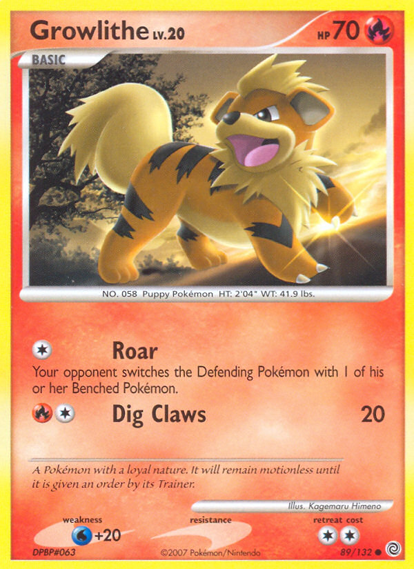 Growlithe (89/132) [Diamond & Pearl: Secret Wonders] | Gear Gaming Bentonville