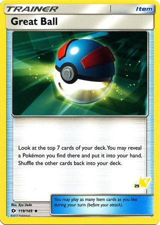 Great Ball (119/149) (Pikachu Stamp #29) [Battle Academy 2020] | Gear Gaming Bentonville