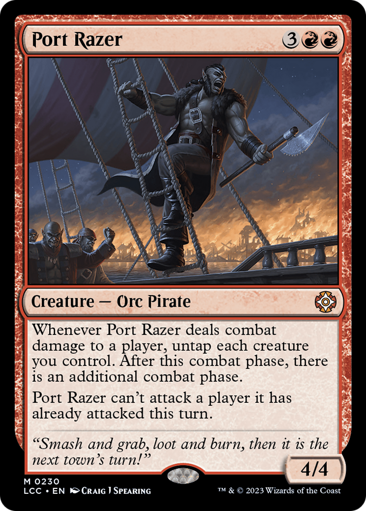 Port Razer [The Lost Caverns of Ixalan Commander] | Gear Gaming Bentonville