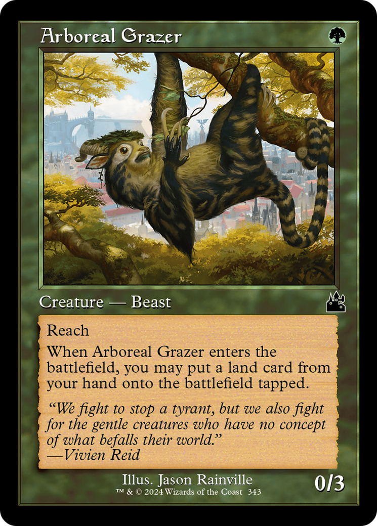 Arboreal Grazer (Retro Frame) [Ravnica Remastered] | Gear Gaming Bentonville